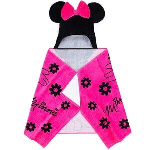 Disney Minnie Mouse Hooded Towel New